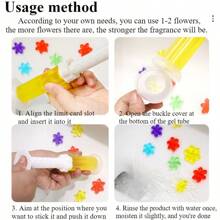 10pcs Assorted Color Toilet Aromatic Therapy Gel, Floral Toilet Fragrance Cleaner & Deodorizer, Long Lasting Solid - Random Color - View 6