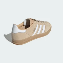 ADIDAS Originals Gazelle Indoor Shoes Adidas Gazelle Indoor Magic Beige (Women's) IH5482 Color:Magic Beige / Cloud White / Gum - Magic Beige / Cloud White / Gum - View 7