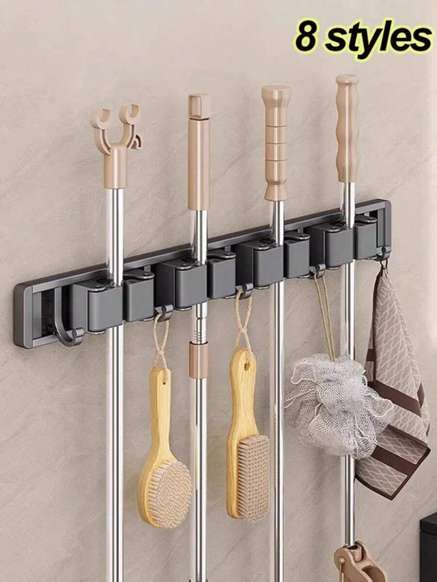 Mop And Broom Organizer Mop Holder Rack Mop Holder Wall Mounted Strong ...