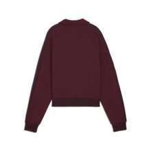 T7 Full Zip Track Jacket |  | Women Sports Sweatshirts - Purple - View 2