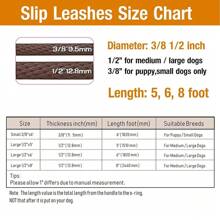 1pc Durable Braided Rope Leash,Slip Lead Dog Leash For Small Medium And Large Dogs Walking And Training Outdoor