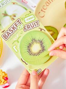 1 tờ sổ ghi chép chủ đề trái cây thực tế vui nhộn/sổ lưu niệm, đồ dùng học tập, trở lại trường - Một cỡ - Xem 8