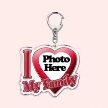 Customized Text Key Chain - "I Love My Boyfriend/Girlfriend", Wife, Hot Mom, Dad, King, Queen, Idol, Baby, Family, Gift,Customized Keychains & Accessories,Street Casual Chic - Multicolor - View 40