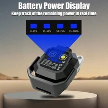 1pc High Bright LED Mini Camping Light Rechargeable 5 Modes Flashlight With Strong Magnet Hook Outdoor Waterproof Emergency Lantern - White Light - View 8