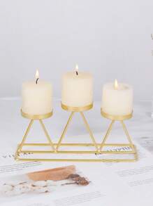 1PC Metal Iron Art Spray Candlestick Fashionable and Creative Nordic Wedding Party Candlelight Dinner Props Household Candlestick Decoration - Gold - View 15