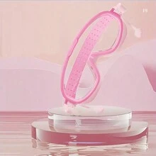 1pc Anti-Fog, Waterproof Large Frame Swimming Goggles With Earplugs, Silicone Diving Mask, Beach Essentials, Beach Accessories, Pool Float - Multicolor - View 6