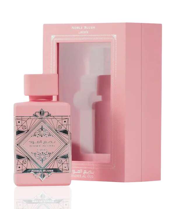 Lattafa BADEE AL OUD PROFUMO NOBILE BLUSH LATTAFA 100 ML | PROFUMO BADEE OUD ROSA 100 ML | PROFUMO BADEE OUD ROSA 100 ML | NEGOZIO DI PROFUMI DUBAI