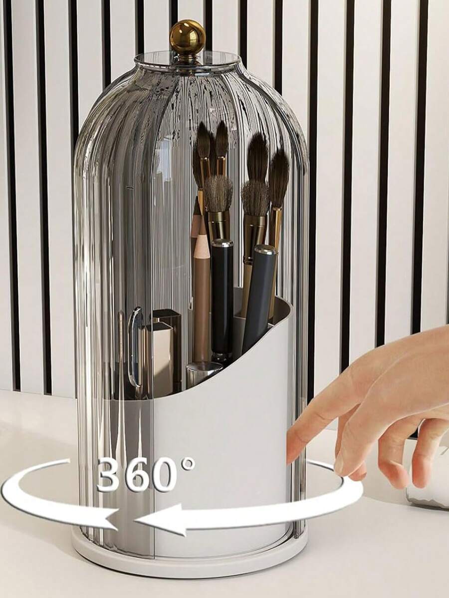 Bird Cage Shaped Multifunctional Desktop Organizer, Rotating Makeup Brush Holder, Storage Box, Decor For Vanity Table Bag,Room Decor, Bags,Makeup Bag,Vanity,Travel,Make Up Bag,Travel Essentials,Organizer,Storage,Travel Essential,Makeup Organizer,Makeup Bags,Make Up Organizer,Organiser,Toiletry Bag,Desk Organiser,Cosmetic Bag,Makeup Pouch,Make Up Organize,Vanity Accessories,Make Up Pouch,Make Up Bags,Jewellery Box,Pouch,Makeup Brush Holder,Brush Holder,Perfume Organiser,Pouch Bag,Gifts For Women,Christmas Gifts,Gift Ideas For Women