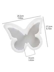 1/2 件大号六角心形树脂硅胶模具 DIY 书枕水晶滴胶艺术工艺品模具家居装饰首饰模具自制礼品模具 - 白色 - 查看 16