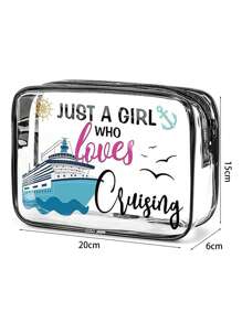 透明化妆包盥洗包大容量透明盥洗包 PVC 透明储物袋海滩求生化妆包女士女孩，PVC 透明盥洗包防水化妆旅行包，随身携带化妆品化妆袋海滩礼物旅行度假组织化妆包化妆品收纳盒化妆品收纳