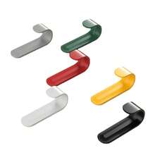 24pcs Strong Adhesive J-Shape Wall Hooks, No Drilling Required For Hanging, Suitable For Kitchen, Bathroom - Multicolor - View 4