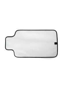 1pc Portable Diaper Changing Pad With Wipes Pocket, Detachable Waterproof Mat For Infant Babies, Baby Shower, Newborn Girls And Boys Gift - Black - View 3