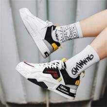 Pantofi casual pentru bărbați, pantofi sport, pantofi pentru skateboard la modă, încălțăminte de primăvară/vară pentru studenți - Negru - Vizualizare 6