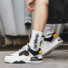 Pantofi casual pentru bărbați, pantofi sport, pantofi pentru skateboard la modă, încălțăminte de primăvară/vară pentru studenți - Negru - Vizualizare 7