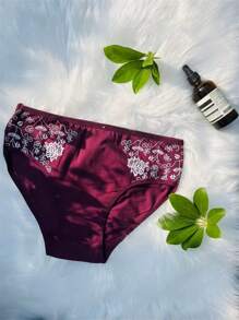 12 Pcs/Set Mid Waist Pure Cotton Print Panties Women Body Slimming Underwear Breathable Girls Briefs Sexy Comfort Ladies Lingerie(6 Color Random Delivery) - 彩色 - 查看 4