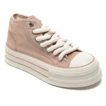 Women Solid Color Splice Casual Sneakers For Daily Wear - Pink - View 4