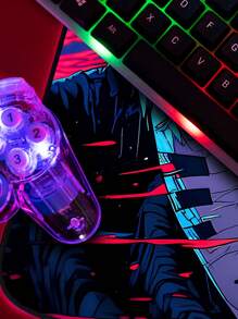 Gaming Mouse Pad For Desktop With Stitched Edge And Various Anime AI Prints - 滑鼠墊4613 - 查看 3