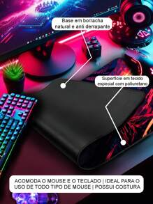 Gaming Mouse Pad For Desktop With Stitched Edge And Various Anime AI Prints - 滑鼠墊4613 - 查看 4