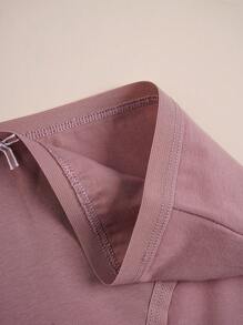 7 pièces/Set Culottes basiques confortables avec nœud papillon de couleur unie