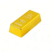 1pc Realistic Gold Brick Prop - Shiny Golden Brick For Stage, Pirate Costume, Event Decor, Party Supplies, Birthday Gift, Gift, Christmas Gift, Holiday Gift, Presents - Multicolor - View 8