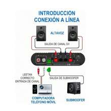 Amplificador 2.1 Hifi Stereo Subwoofer Con Bluetooth Usb 12v,  Amplificador Bluetooth, salida de potencia con función de control remoto, amplificador Bluetooth de 2.1 canales compatible con entrada Bluetooth/USB/RCA - Negro - Ver 5