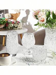 10000 szt. Kryształowych żelowych koralików, idealnych jako wypełniacz wazonu do pływających świec, centralnych elementów weselnych, roślin i dekoracji domu, a także eleganckich dekoracji na Święto Dziękczynienia i Boże Narodzenie, do wazonu, wypełniaczy, wodnych koralików do sadzenia bezglebowego, centralnego elementu weselnego, kompozycji kwiatowej - Wielokolorowe - Zobacz 8