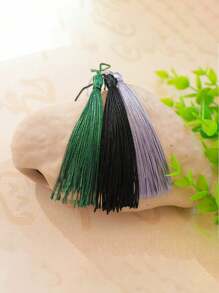 12pcs/100pcs Multi-Color Vertical Tassel Tassels Candy Box Pillow Small Tassel Bookmarks Fan Tassel Small Pendant Tassels Chinese Knot Tassel Bookmark Tassel Pendant Accessories