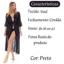Saída De Praia Piscina Canga Kimono Feminina Promoção