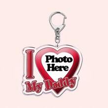 Customized Text Key Chain - "I Love My Boyfriend/Girlfriend", Wife, Hot Mom, Dad, King, Queen, Idol, Baby, Family, Gift,Customized Keychains & Accessories,Street Casual Chic - Multicolor - View 19