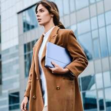 Detachable Wireless Bluetooth Keyboard (150mAh) With Pen Slot Keyboard Case For Samsung Galaxy Tab, IPad, Redmi Pad SE (Blue) - Blue - View 5