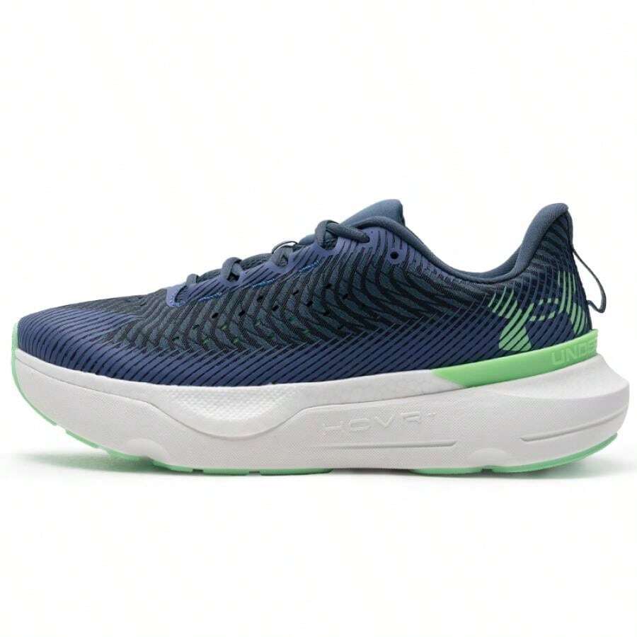 Under Armour UA Infinite Pro 系列男士运动鞋,透气休闲运动鞋,训练健身轻便跑步鞋 3027190-101 - 藍色/綠色 - 查看 1