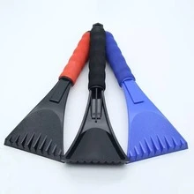 Snowplow Ice Scraper For Car Windshield Plastic Snow Frost Ice Removal Tool With Foam Handle For Cars Trucks Window - Multicolor - View 5