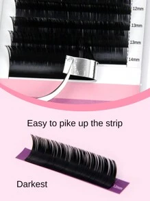 ARTSTAR Row12 Curvature CC Lông mi giả màu đen 0,07 mm Mascara hàng dày Lông mi mềm Lông mi ghép Lông mi nhỏ dài 8-20 mm Ngày Giáng sinh - CC - Xem 3