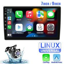 Wireless 2 Din Car Radio Multimedia Video Player With Touch Screen, USB, AUX, Bluetooth, Rear View Camera, Linux, CarPlay, Android Auto - With Rear View Camera - View 11