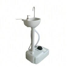 CHH-7701 Portable Removable Outdoor Wash Basin White - 1 - View 10