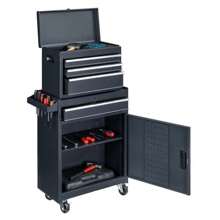 Caja de herramientas rodante, organizador de herramientas, gabinete de almacenamiento de herramientas para garaje y taller - 1 - Ver 7