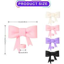 2 Stücke/1 Stück Strohhalm-Abdeckungen mit Schleife, Kappenaufsätze, lebensmittelechtes Silikonmaterial, kompatibel mit Bechern mit 30 und 40 oz, wiederverwendbarer Strohhalm-Aufsatz mit Schleife, Strohhalm-Spitzenschutz, Silikon-Strohhalm-Aufsatz, passend für die meisten Becher-Strohhalm-Kappen, kann als Geschenk an Freunde gegeben werden, zum Valentinstag, Muttertag, zu Weihnachten - Verschiedenfarbig - Übersicht 3