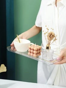 一套优雅长方形首饰托盘，精美装饰盘，用于展示首饰，完美的家居装饰品，理想的圣诞礼物，贴心的新年礼物，男女皆宜的独特礼物，奢华玛瑙首饰展示托盘，饰以金色镶边，完美适用于戒指、耳环和小饰品，时尚女士礼物，返校必备 - 彩色 - 查看 5