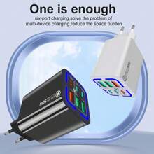 50 W 3 USB+3 PD Ladegerät, Schnellladenetzteil kompatibel mit den neuesten Apple-Geräten wie 16, 15, 14, 13, 12, iPad Tablets und anderen Smartphones, Ultrahochgeschwindiges Laden geeignet für Reisen, Büro, Studentenwohnheim und Zuhause mit mehreren Anschlüssen