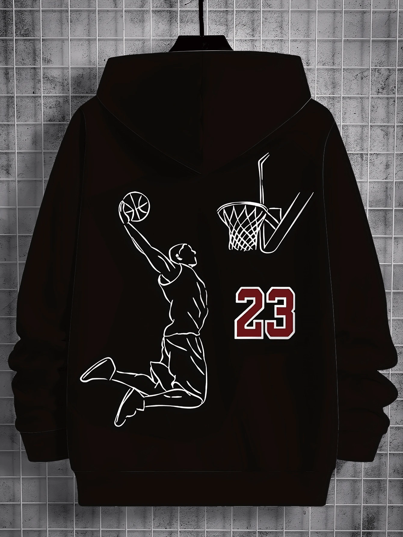 SOLOCOTE Boys' Crew Neck Letter Print Long Sleeve Sweatshirt - Black - View 1