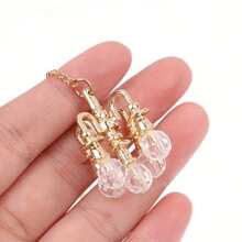 1 件/2 件微型 1：12 比例金属和水晶吊灯、水晶壁灯、悬挂式水晶灯，适用于娃娃屋客厅、卧室、厨房、墙壁、天花板装饰，迷人的娃娃屋水晶吊灯，揭开迷人的微观世界、生动的小世界，适合情人节、感恩节、复活节、圣诞节！ - 彩色 - 查看 14