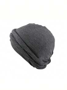 1 件装男士头巾帽丝滑缎面衬里头带扭纹帽带缎面衬里头带男女时尚男士嘻哈帽头带头巾睡帽睡帽 - A - 查看 13