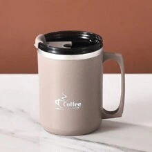 Stainless Steel Insulated Coffee Mug 19.3 Oz With Lid And Spoon - Reusable, Multipurpose Thermal Cup For Office, Travel, And Sports - Tea Infuser Included - Hand Wash Only - Ideal Gift For Halloween, Christmas Water Bottle Back To School