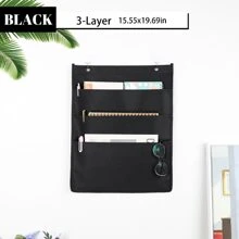 Wall Mount File Organizer, Magazine Storage Bag, File Folder And Paper Holder, Small Item Pouch, Accessory Storage Box, Multi-Purpose Storage Bag - Multicolor - View 16