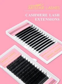 ARTSTAR Row12 Curvature C Lông mi giả màu đen 0,07 mm Mascara hàng dày Lông mi mềm Lông mi ghép Lông mi nhỏ mềm mại Chiều dài 8-20 mm Ngày Giáng sinh - C - Xem 3