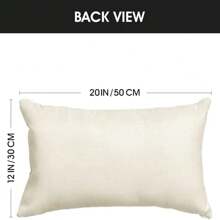 1 bucă Față de pernă decorativă Festivalul recoltei/Paște, husă de pernă lombară dreptunghiulară din in brodat morcov pentru canapea, decor pentru recolta de primăvară/toamnă de fermă (inserție nu este inclusă)