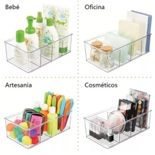Vmingo Transparent Storage Box Organizer Refrigerator Pantry Kitchen Container Cupboard Separator - Clear - View 4
