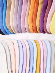 10 Đôi/Gói Tất trẻ em màu ngẫu nhiên mùa thu đông hè màu trơn đơn giản, thích hợp cho thể thao và giải trí du lịch hàng ngày Lựa chọn tốt nhất - Nhiều màu - Xem 4