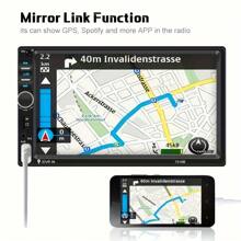 Car Radio Double Din Car Stereo 7" LCD Touch Screen In-Dash Head Unit With Wireless Support Mirror Link/DVR/USB/FM/SD/MIC MP3 +Rear View Camera& Remote Control - 1個 - 查看 4