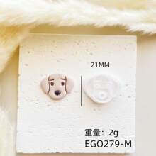 Dog Puppy Cute Animal Combination Mold Polymer Clay Cutter Stereo Dog Diy Earrings Pendant Jewelry Pottery Tools